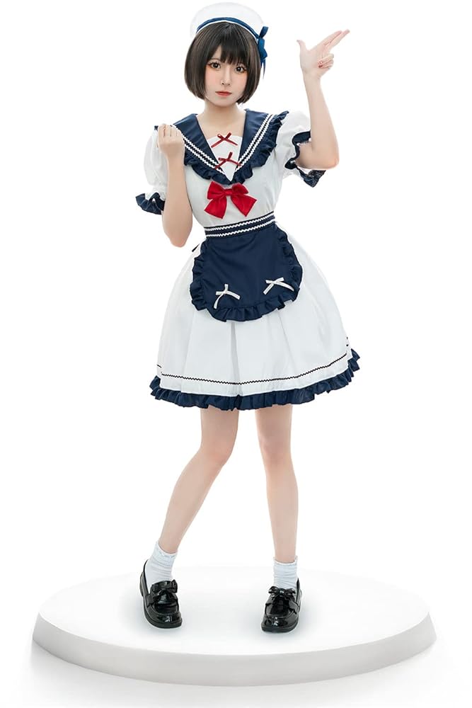 Amazon.co.jp: [RPFLQ] 制服 メイド コスプレ セーラー服 JK